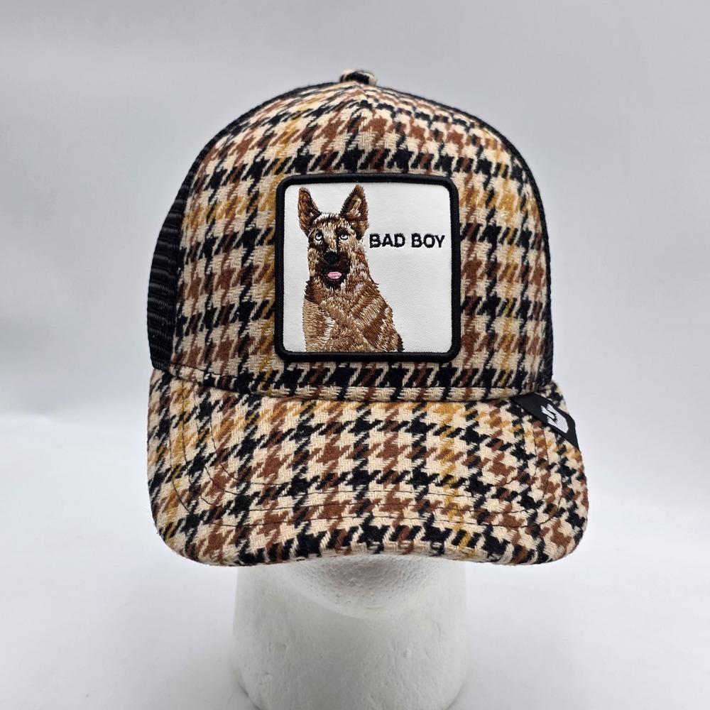 Goorin Bros Trucker Hat Bad Boy German Shepherd Dog Baseball Cap NWOT